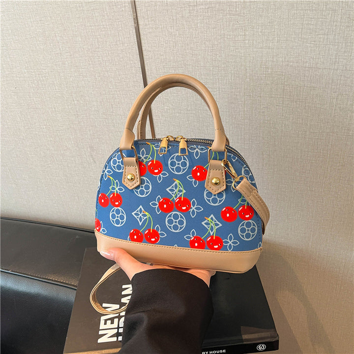 WoEmbroidered Cherry Pattern Handbag Kalsten