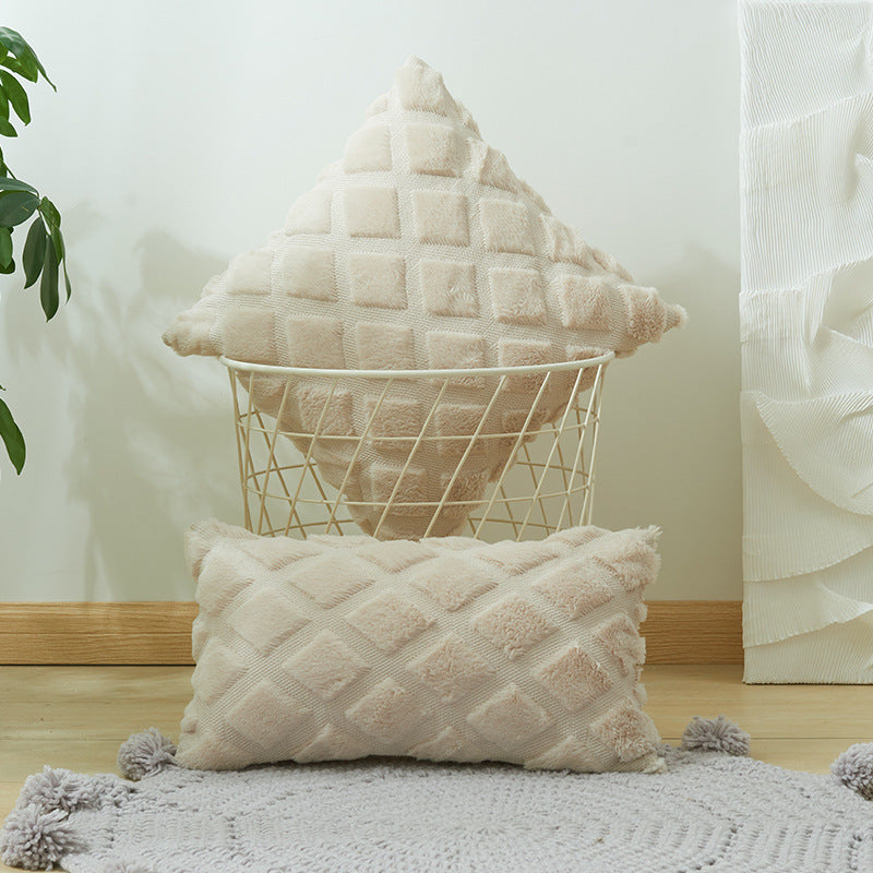 Cozy Textured Throw Pillow