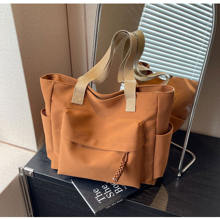 Multi-Pocket Utility Tote Bag Kalsten