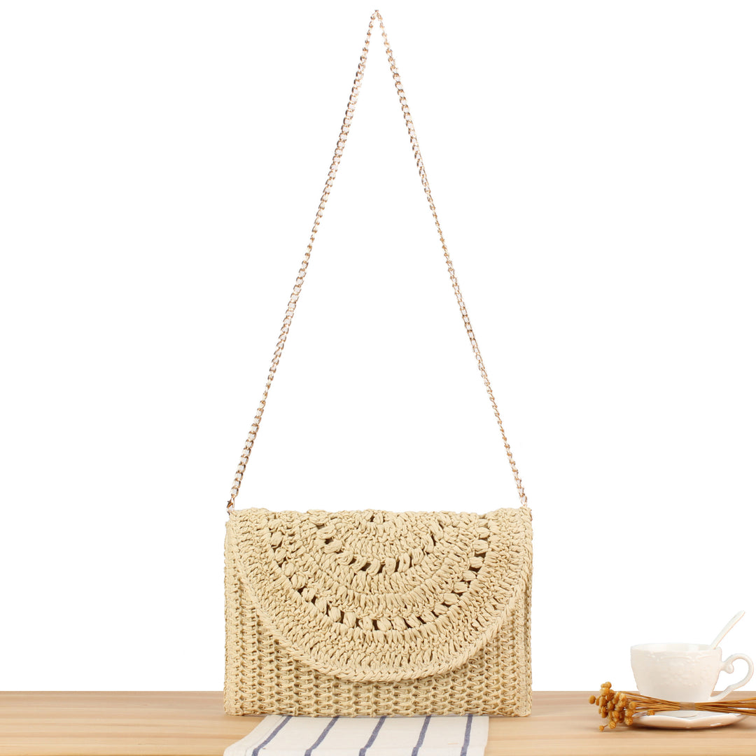 Handbag with Artistic Macrame Design Kalsten
