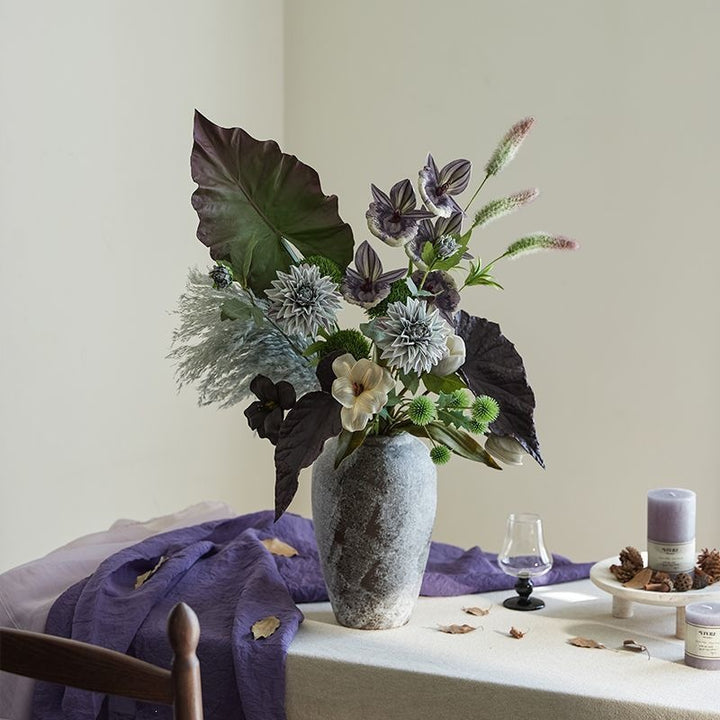 Lifelike Mixed Floral Arrangement