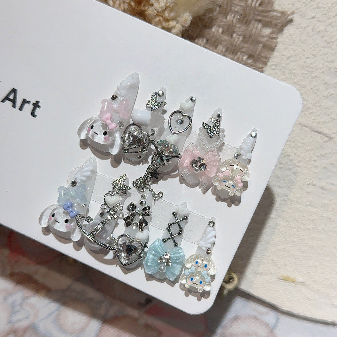 Playful Character-Themed Decorative Nail Art Kit