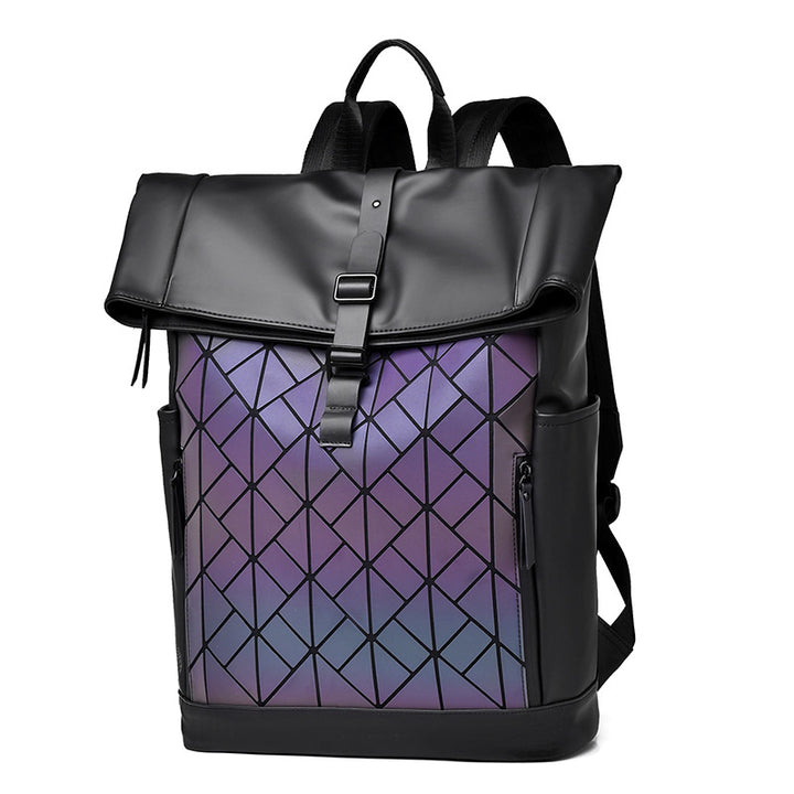 Stylish Geometric Patterned Backpack Kalsten