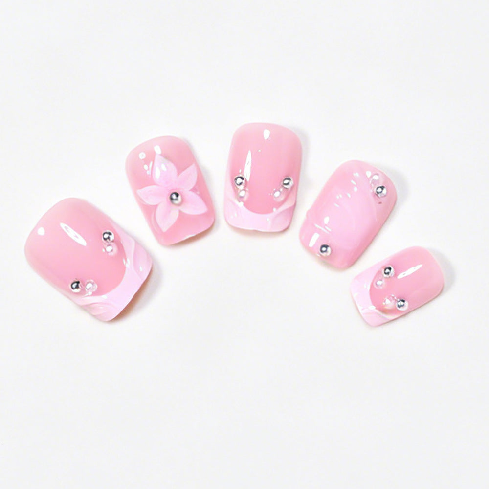 Decorative Floral Acrylic Nail Art Set Kalsten