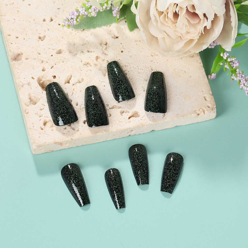 Glamorous Glitter Artificial Nails Kalsten