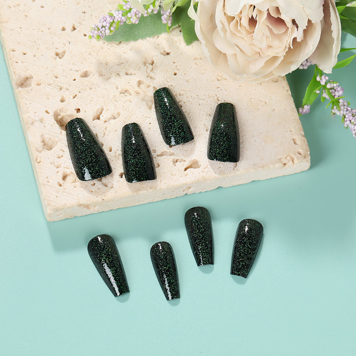 Glamorous Glitter Artificial Nails Kalsten