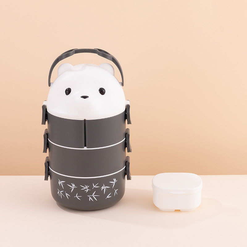 Cute Panda-Themed Food Storage Container