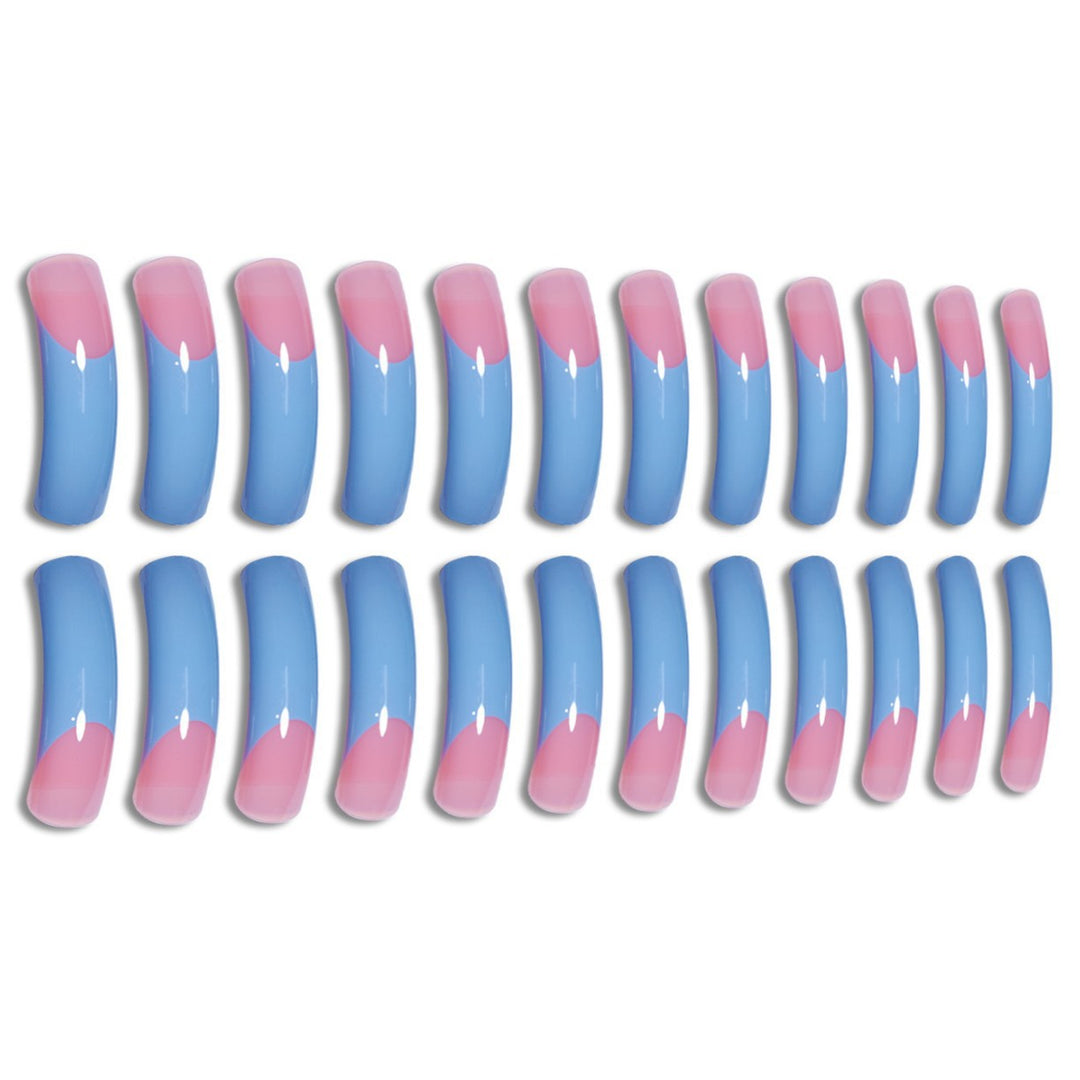 Glossy Long Stiletto Press-On Nails Kalsten