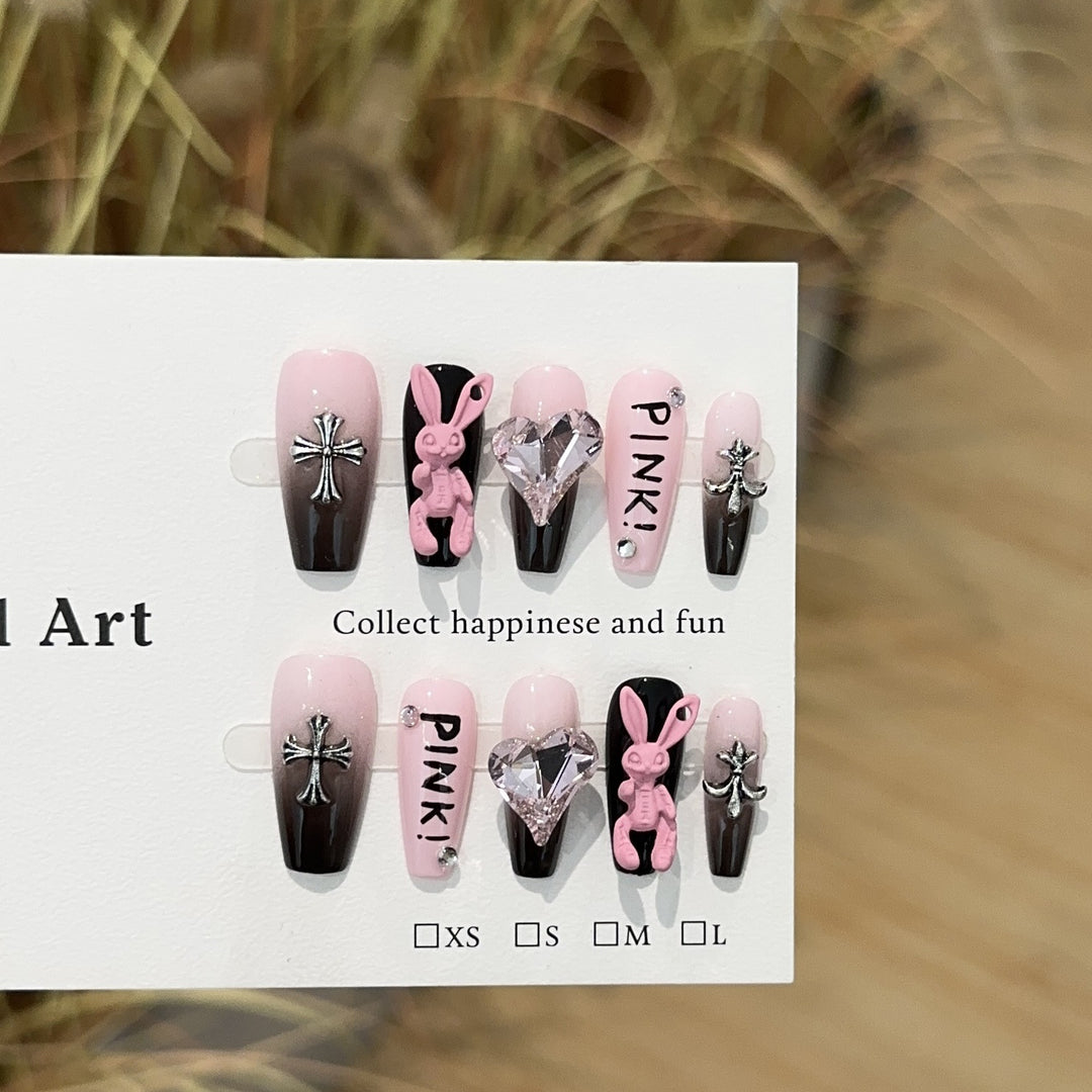 Unique Themed Press-On Nail Art