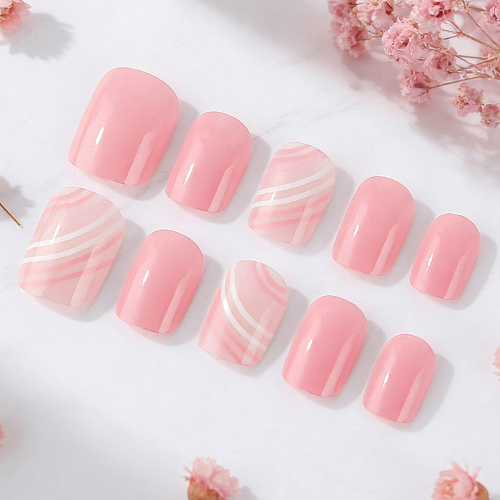 Artistic Pink Gel Nail Art Set Kalsten