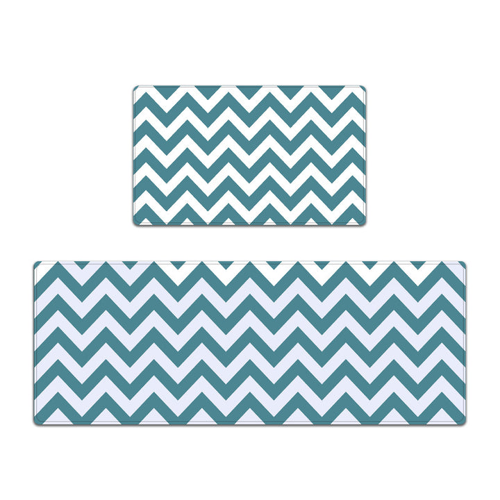 Modern Chevron Pattern Kitchen Mat Set Kalsten