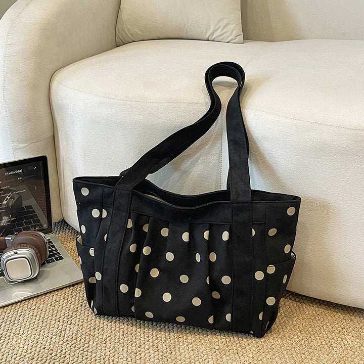 Casual Multi-Pocket Tote Bag