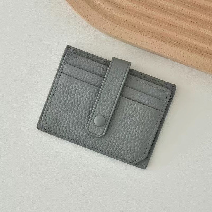 Textured Leather Card Holder Kalsten
