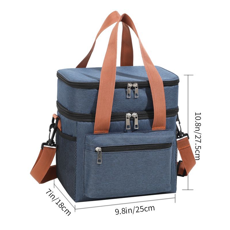 Multi-Compartment Insulated Food Storage Tote Kalsten