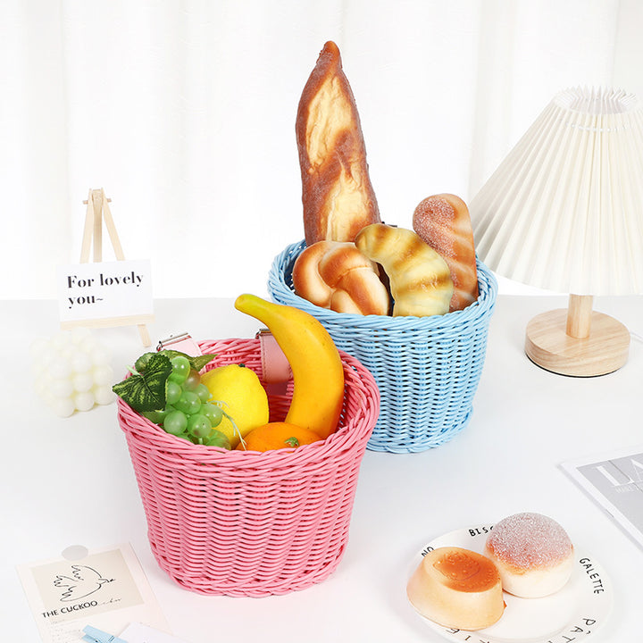 Woven Storage Basket with Handles Kalsten