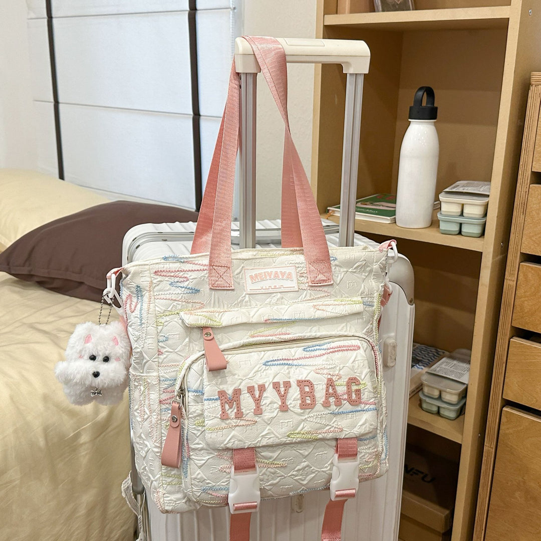 Stylish Multi-Pocket Travel Tote Bag
