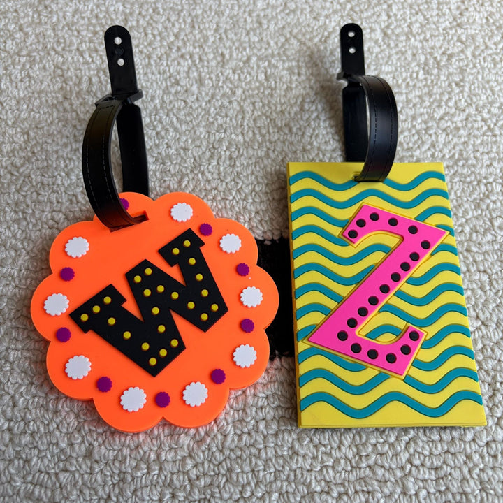 Personalized Striped Luggage Tag Kalsten