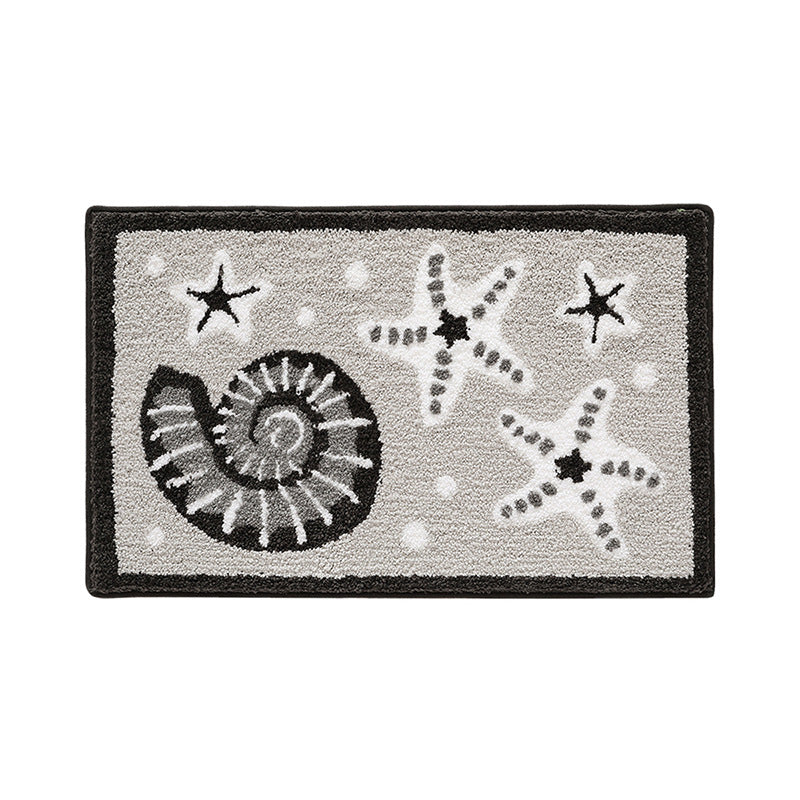 Unisex Coastal-Themed Bath Mat Kalsten