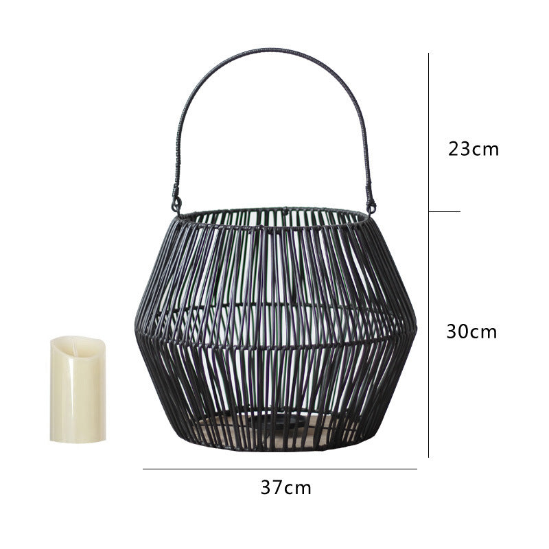 Decorative basket with handle Kalsten