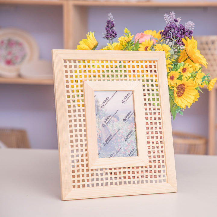 Decorative Natural Wood Photo Frame Kalsten