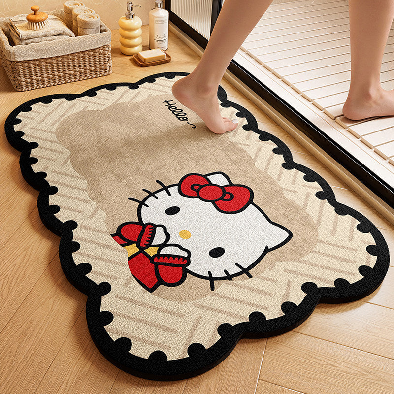 Decorative Cat-Shaped Bath Mat