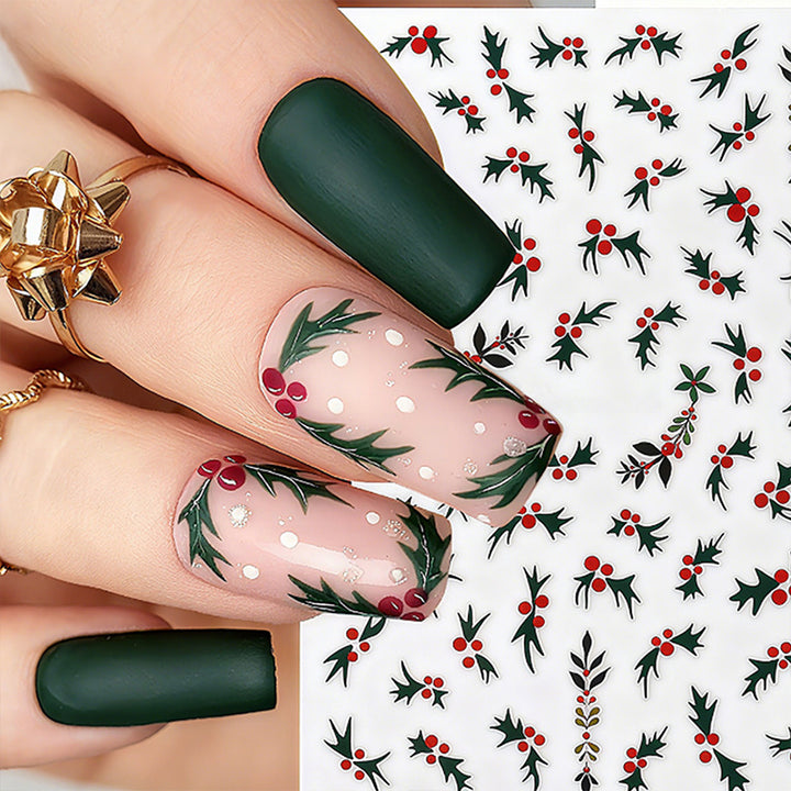 Artful Nail Tips with Botanical Motifs Kalsten