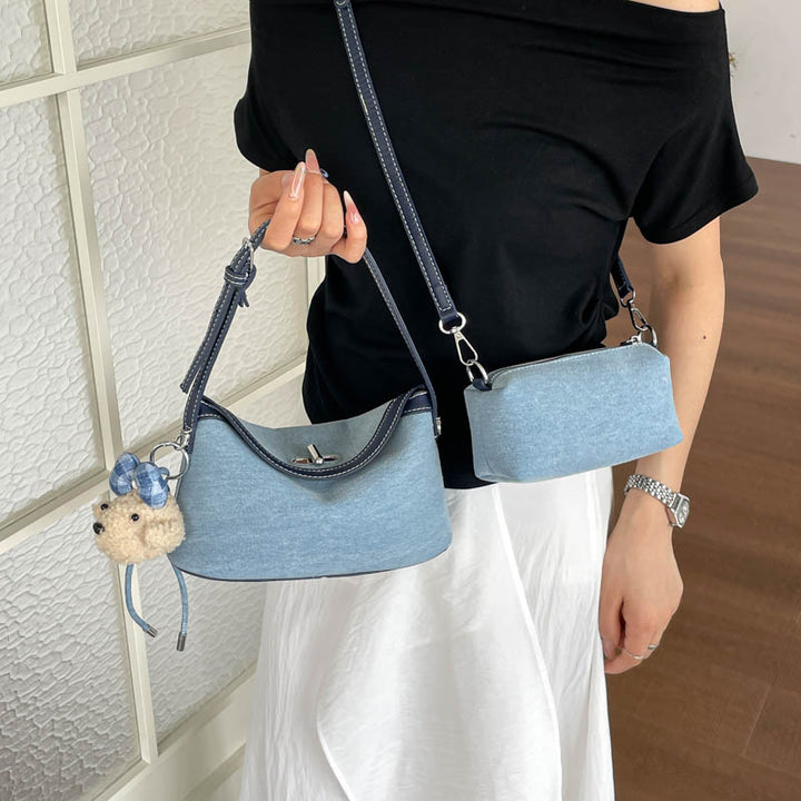 Stylish Soft Fabric Crossbody Handbag Kalsten