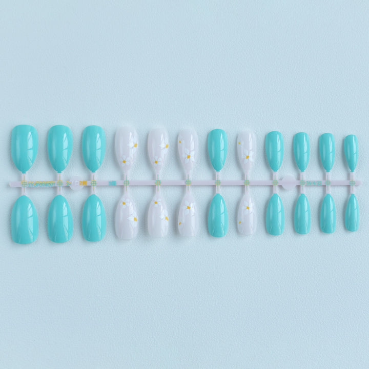 Floral Inspired Acrylic Nail Art