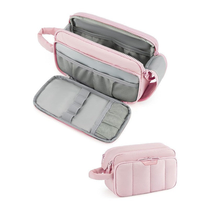 Cosmetic Organizer Bag with Multiple Compartments and Removable Interior Compartment Kalsten