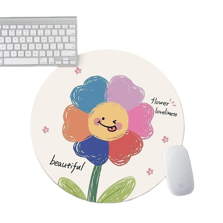 Creative Floral Design Mouse Pad