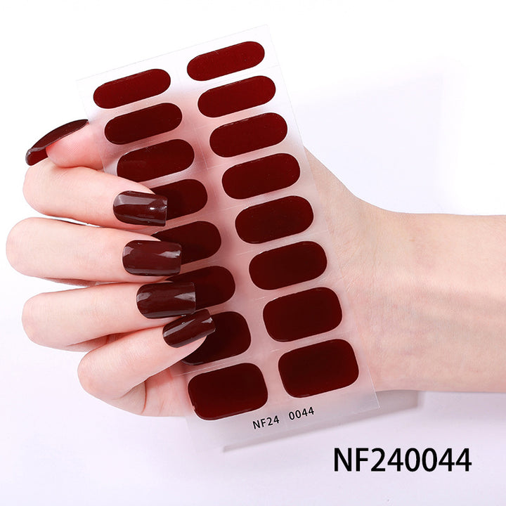 Glossy Finish Gel Nail Wraps