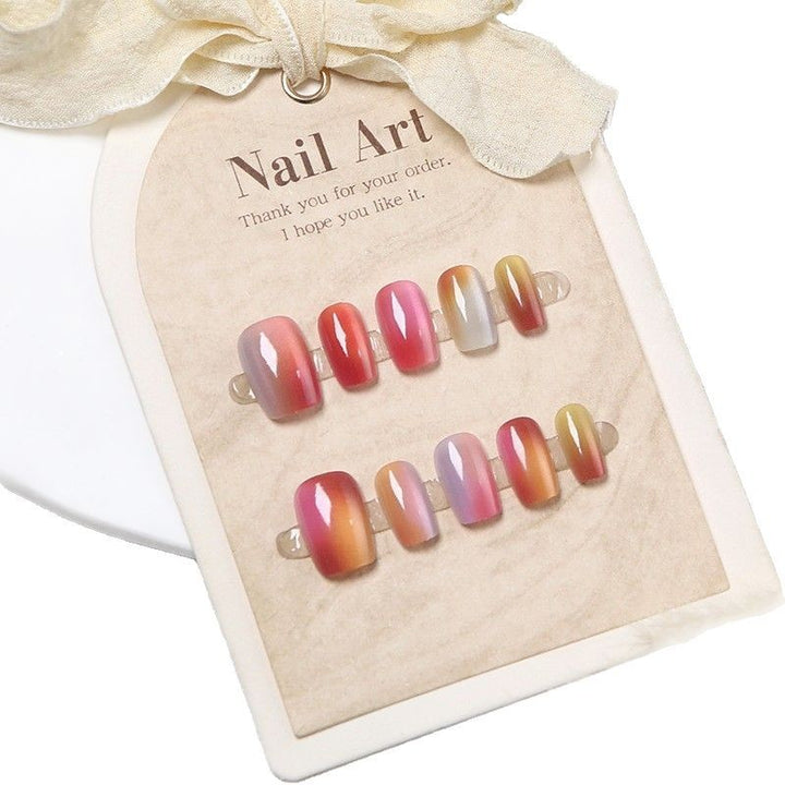 Ombre Gradient Press-On Nail Art Set Kalsten