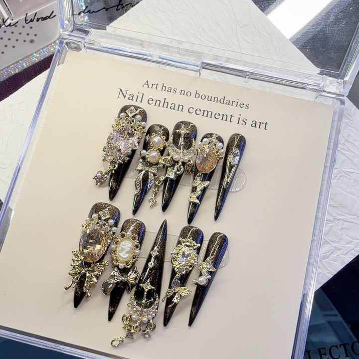 Decorative Articulated Press-On Nail Set