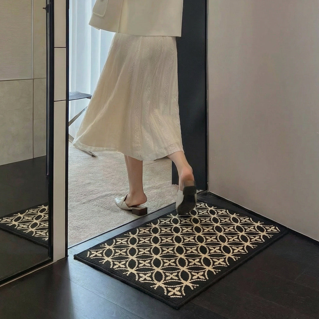 Decorative Geometric Patterned Entrance Mat