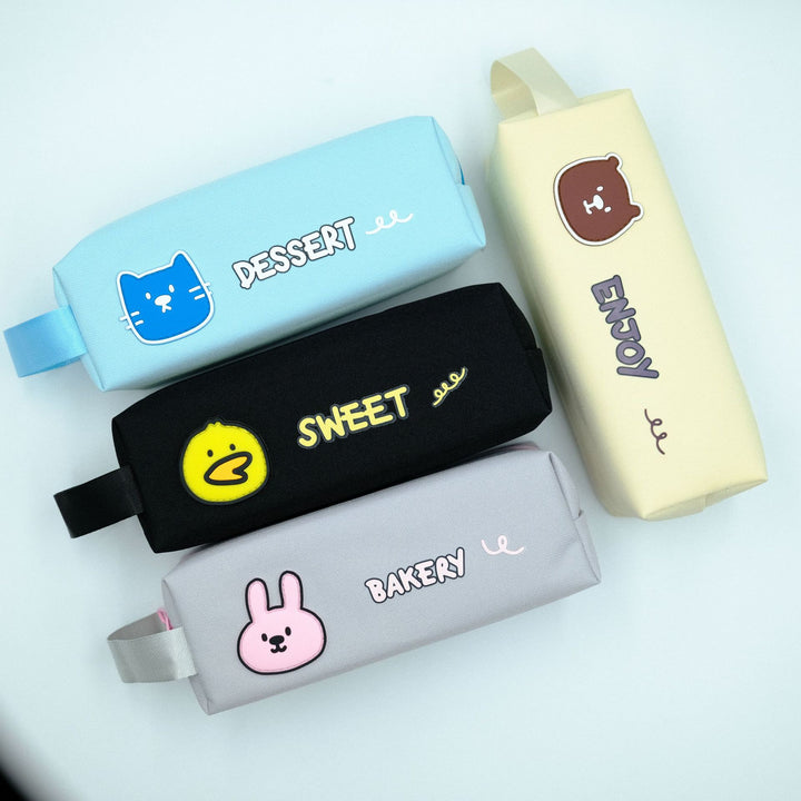Fun Character Zip-Up Pencil Case