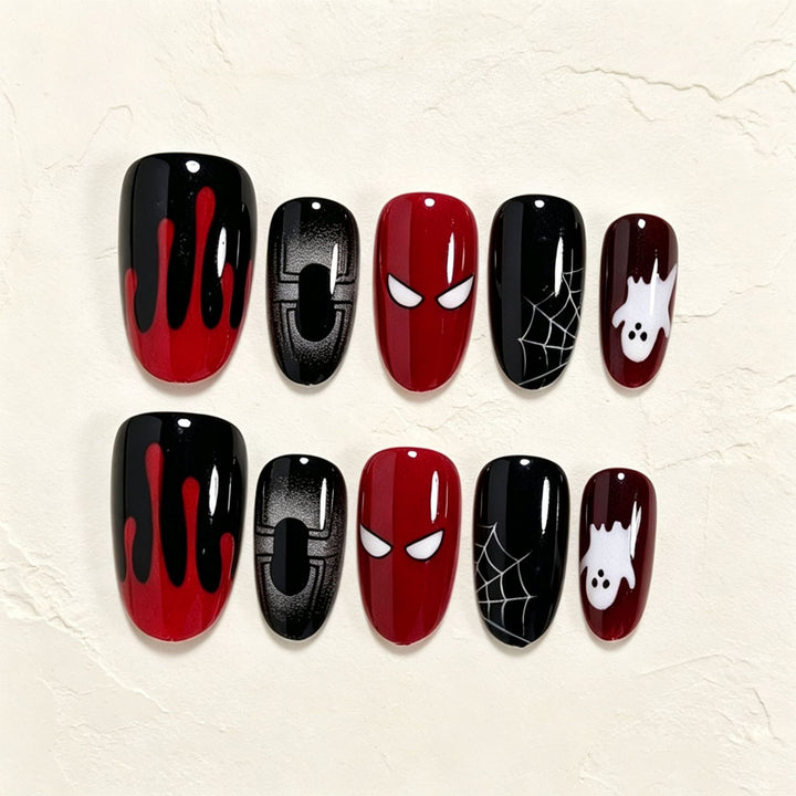 Halloween Themed Press-On Nail Art Set Kalsten