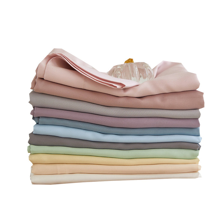 Premium satin bedding set made of microfiber with silky glossy surface