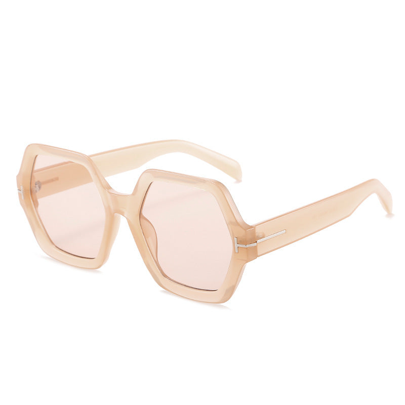 Stylish Oversized Hexagonal Sunglasses Kalsten