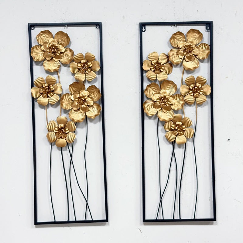 Artistic Floral Wall Metal Decor Kalsten