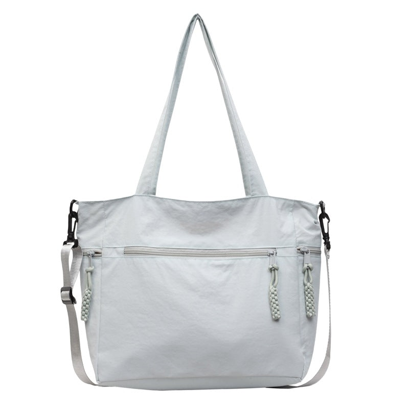 Multi-Pocket Travel Shoulder Tote