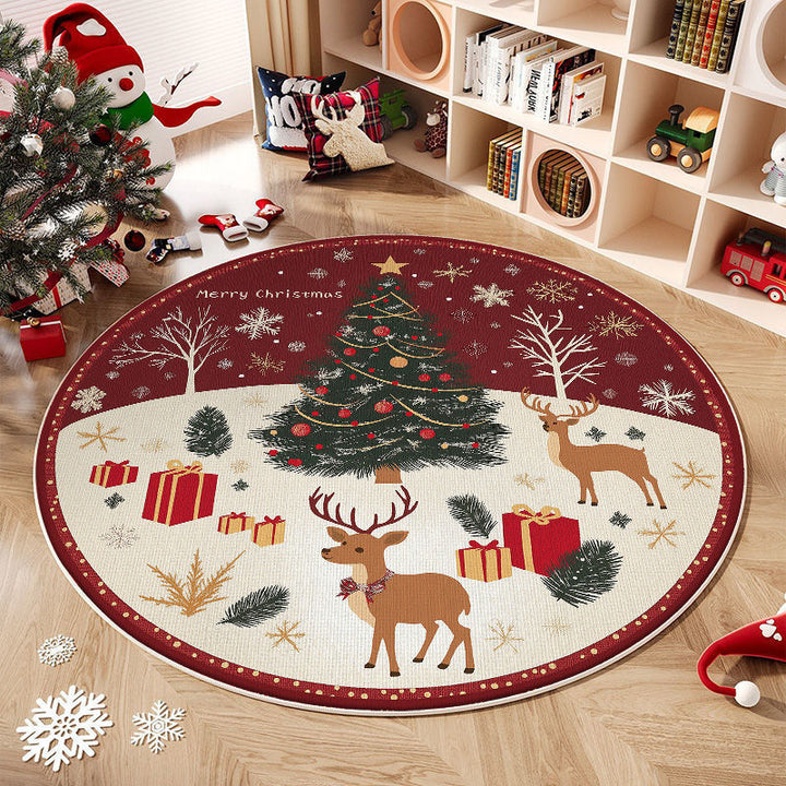 Decorative Christmas-Themed Area Rug