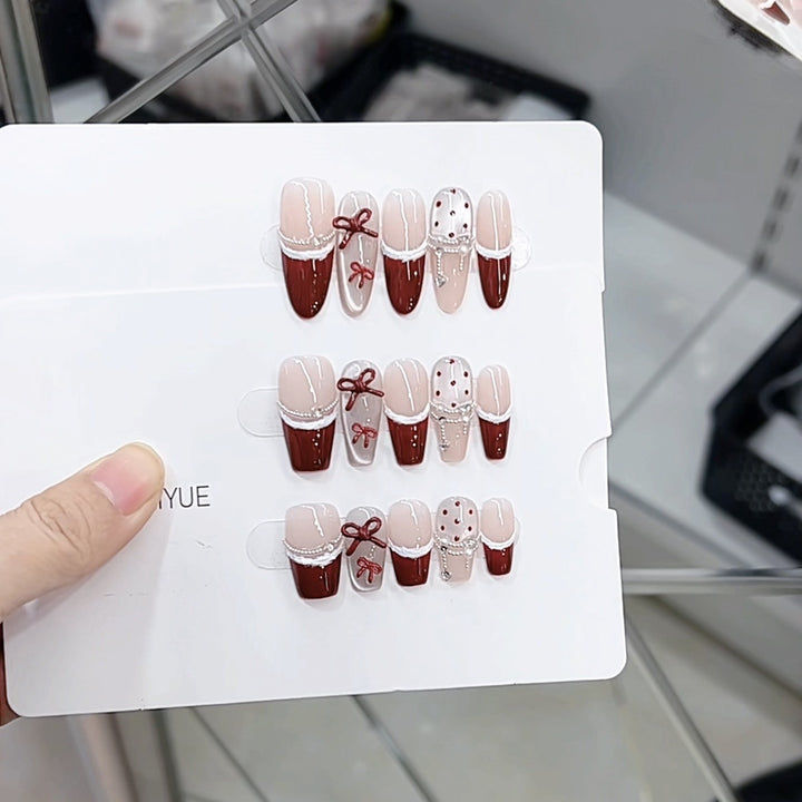 Decorative Press-On Nail Design Set Kalsten
