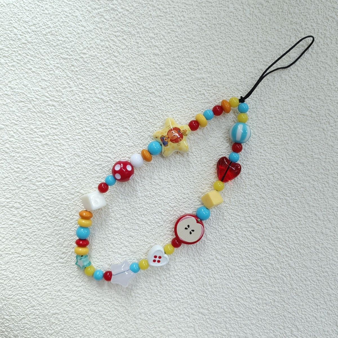 Funky Beaded Charm Lanyard Kalsten