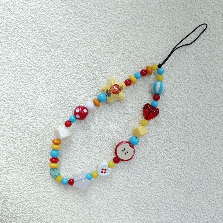 Funky Beaded Charm Lanyard Kalsten