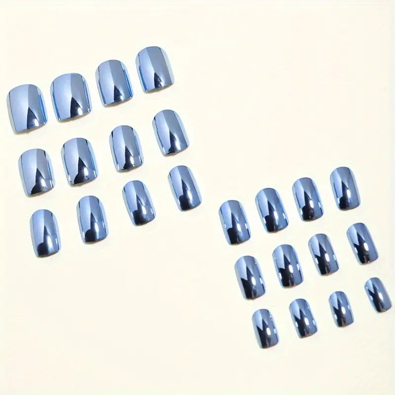 Metallic Finish Press-On Nail Set Kalsten