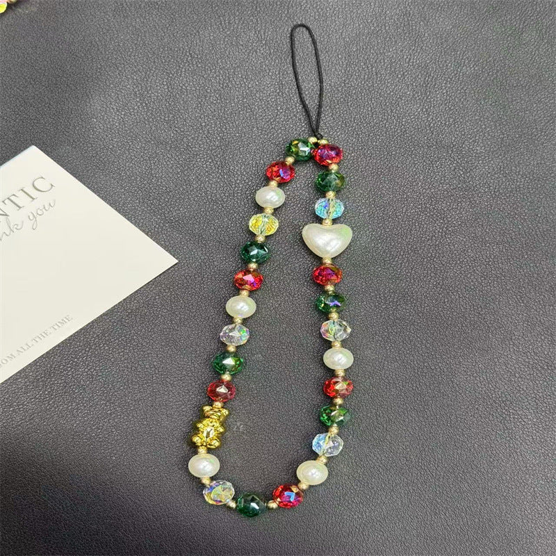 Colorful Beaded Charm Necklace Kalsten