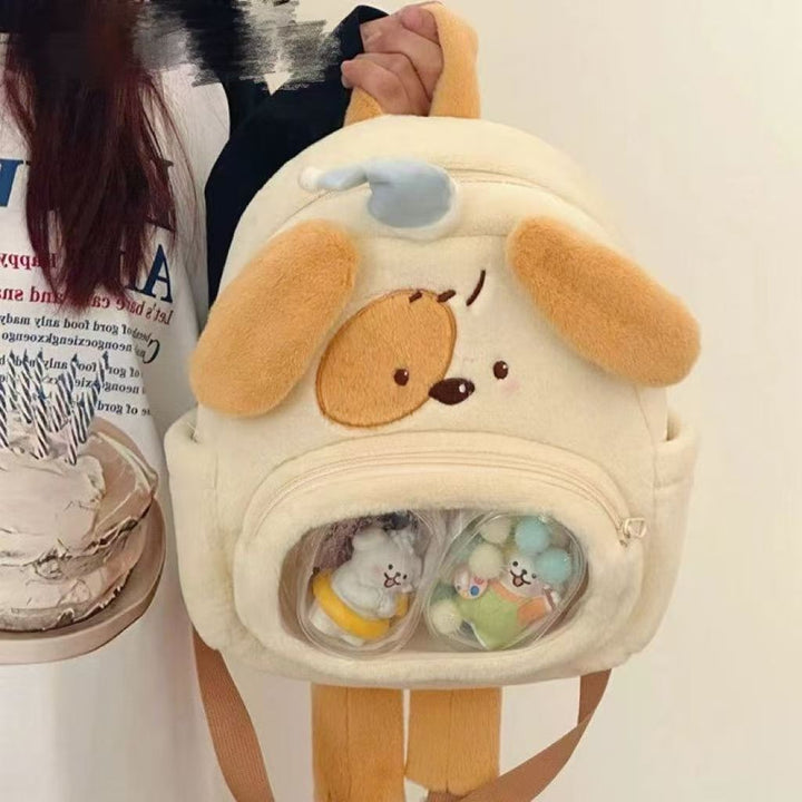 Backpack with Clear Viewing Window and Animal Design Kalsten