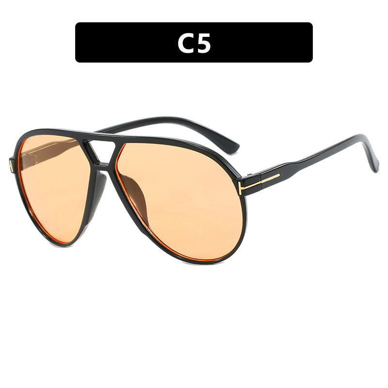 Women's fashionable sunglasses in stylish pilot look Kalsten