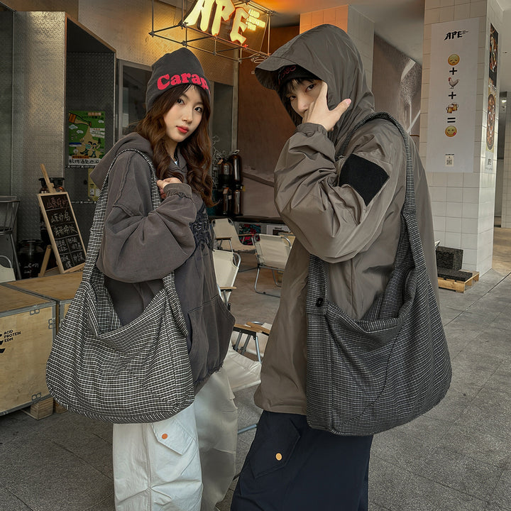 Fashionable Houndstooth Shoulder Bag Kalsten