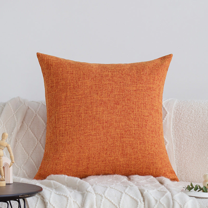 Rectangular sofa cushion cover in linen look Kalsten